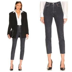RE/DONE 90s High-Rise Ankle Crop Jeans Size 24‎ New with Tags